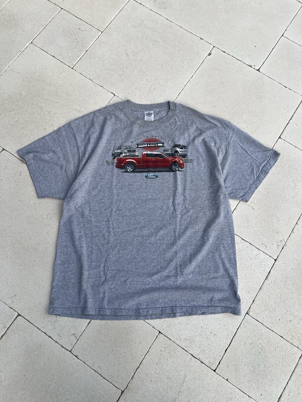 VTG Men’s 2XL Ford F-150 Delta Magnum Weight T Shirt Gray Vintage Cars